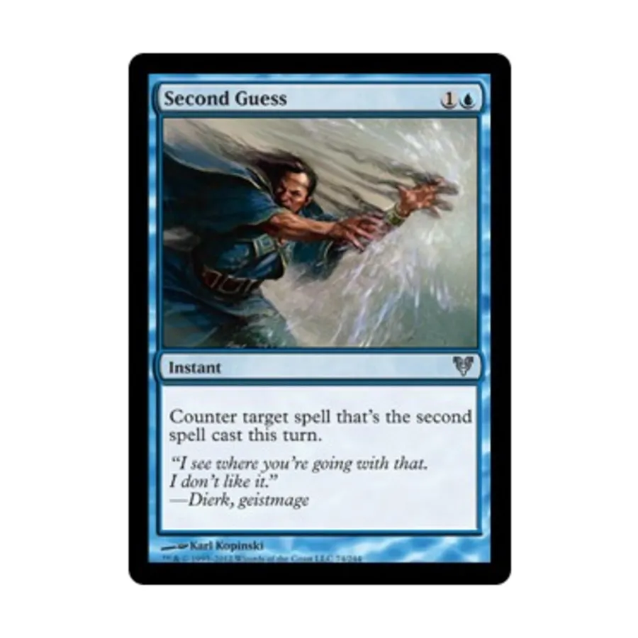 CCG Вторая догадка (U), MTG - Avacyn Restored
CCG Вторая догадка (U), MTG - Avacyn Restored