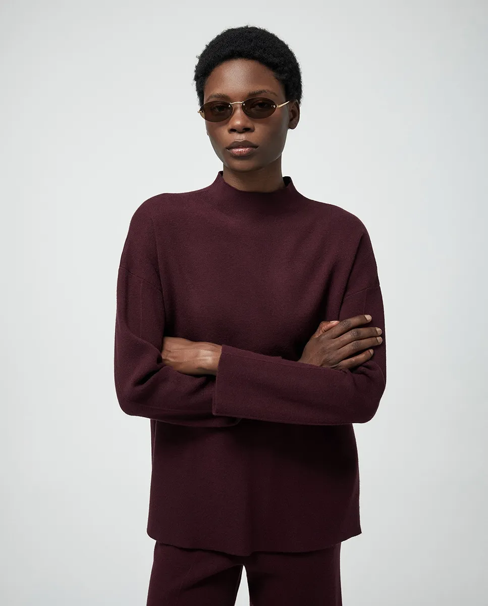 Джемпер с воротником Перкинс Sfera, бордовый
Джемпер с воротником Перкинс Sfera, бордовый