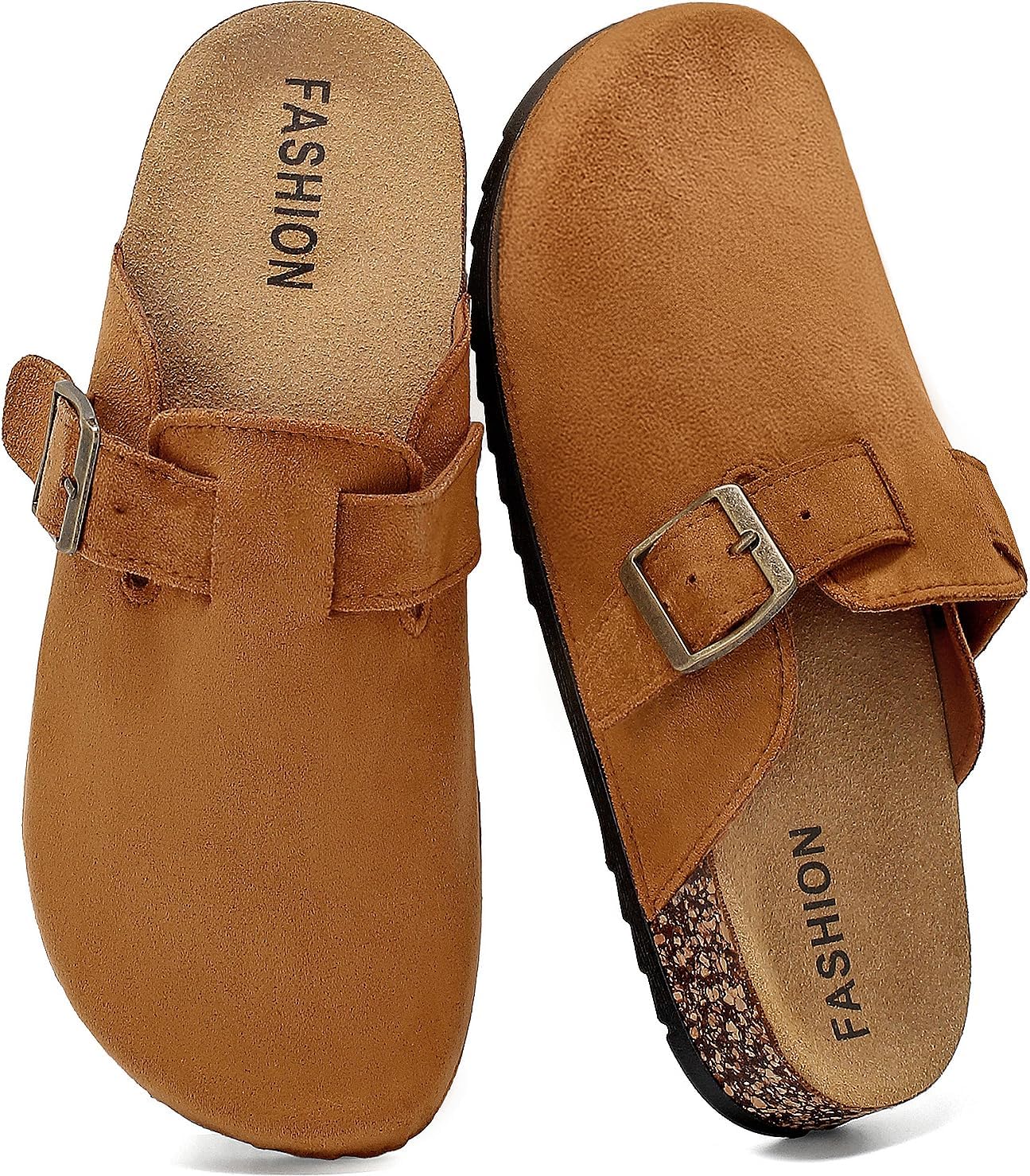 Женские замшевые клоги, мужские кожаные сабо, удобные сандалии для дома с пробковой стелькой, противоскользящие, с поддержкой свода стопы, с регулировкой пряжки Yorfotmae, коричневый
Женские замшевые клоги, мужские кожаные сабо, удобные сандалии для дома с пробковой стелькой, противоскользящие, с поддержкой свода стопы, с регулировкой пряжки Yorfotmae, коричневый