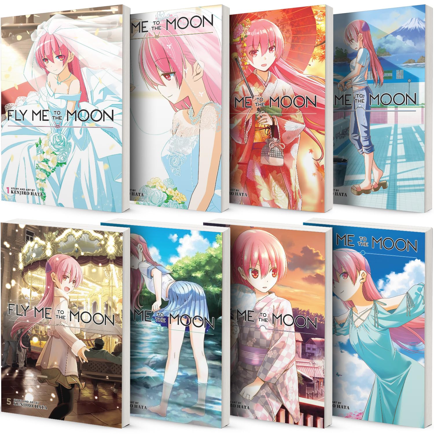 Fly Me to the Moon Manga Series Volumes 1-8 Set by Kenjiro Hata (Viz Media)
Fly Me to the Moon Manga Series Volumes 1-8 Set by Kenjiro Hata (Viz Media)
