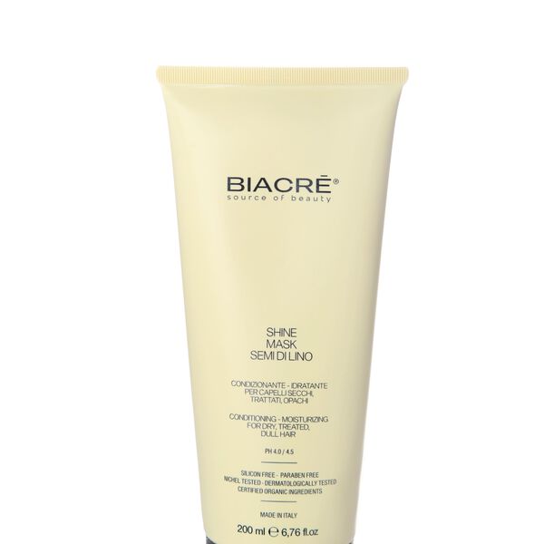 Интенсивно восстанавливающая маска с льняным маслом, для тусклых волос, 200 мл Biacré Shine
Интенсивно восстанавливающая маска с льняным маслом, для тусклых волос, 200 мл Biacré Shine