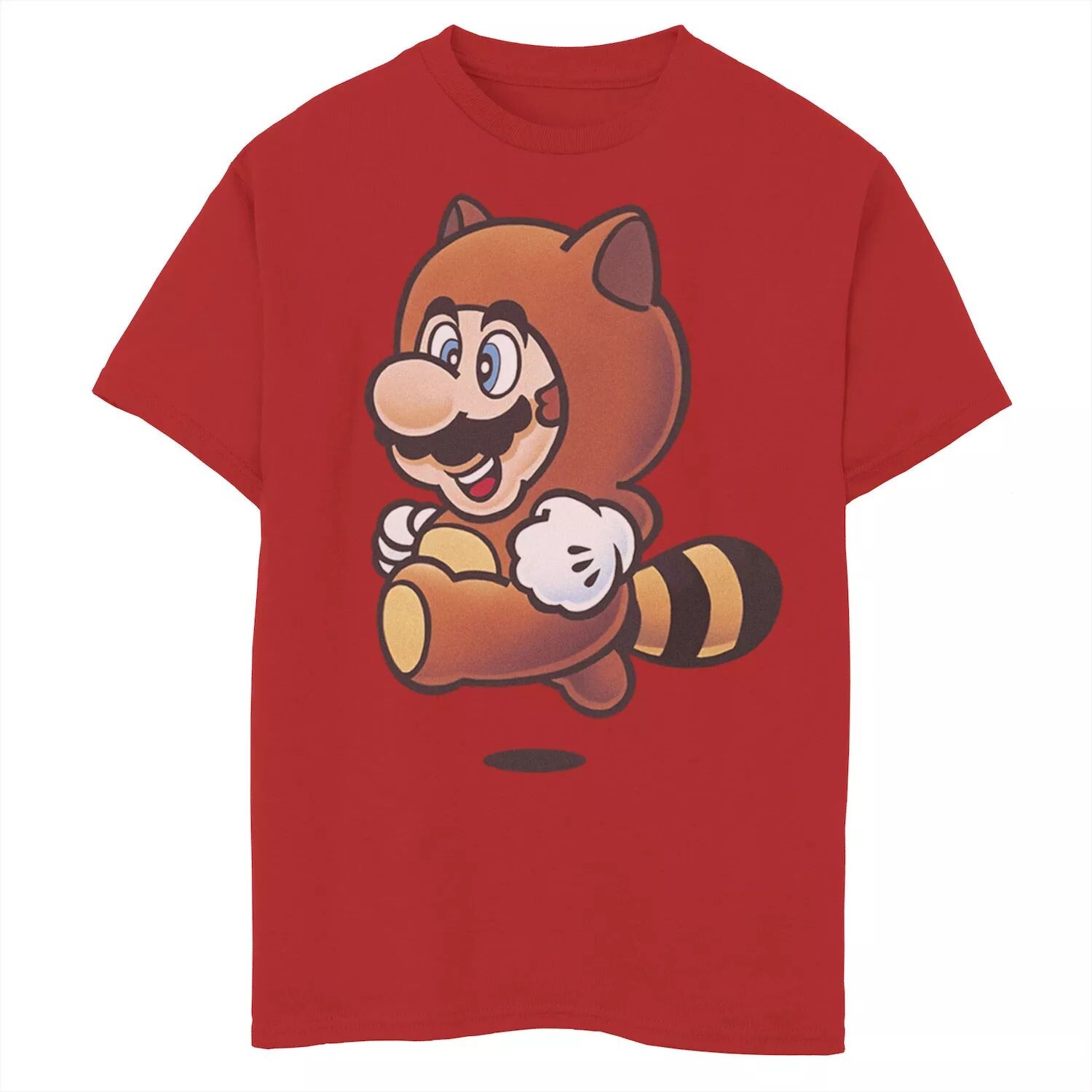 Костюм Nintendo Super Mario Tanooki для мальчиков 8–20 лет, футболка с рисунком для прыжков Licensed Character 
Костюм Nintendo Super Mario Tanooki для мальчиков 8–20 лет, футболка с рисунком для прыжков Licensed Character