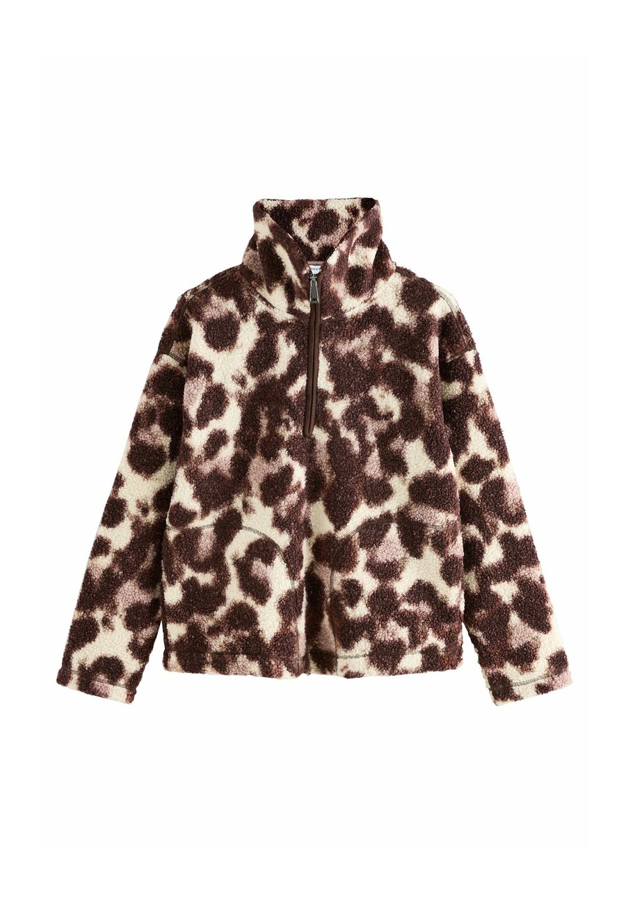 Джемпер Next Fleece jumper, Chcolate Pink Leopard Animal Print/Brown
Джемпер Next Fleece jumper, Chcolate Pink Leopard Animal Print/Brown