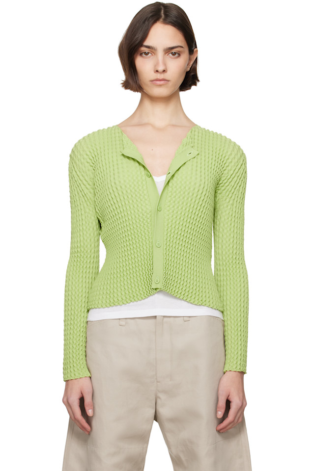 Кардиган April spongy-56 Issey Miyake, зеленый
Кардиган April spongy-56 Issey Miyake, зеленый