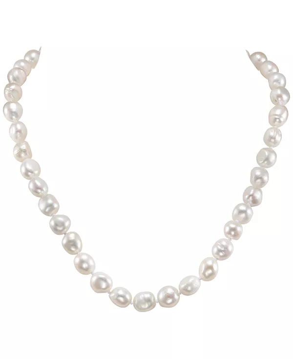 Ожерелье из барочного жемчуга (9-10 мм) из стерлингового серебра Macy'S, white
Ожерелье из барочного жемчуга (9-10 мм) из стерлингового серебра Macy'S, white