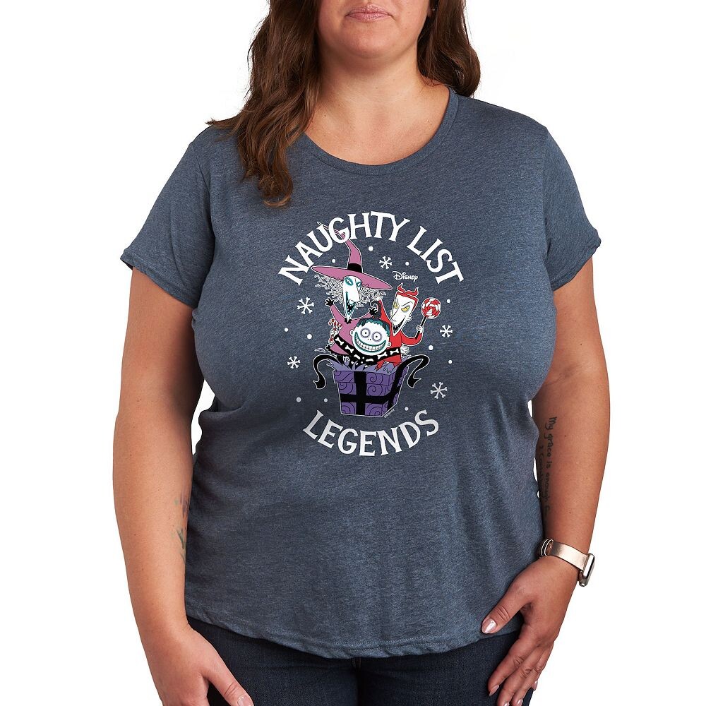 Футболка Disney's Nightmare Before Christmas Plus с рисунком Naughty List Legends, цвет Heather Blue
Футболка Disney's Nightmare Before Christmas Plus с рисунком Naughty List Legends, цвет Heather Blue