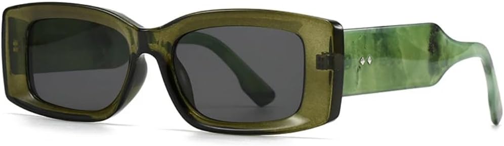 Модные прямоугольные женские солнцезащитные очки класса люкс в стиле ретро, конфетные цвета, прозрачный градиент; мужские очки с широкими дужками и заклепками UATXTAU, Dark Green Gray
Модные прямоугольные женские солнцезащитные очки класса люкс в стиле ретро, конфетные цвета, прозрачный градиент; мужские очки с широкими дужками и заклепками UATXTAU, Dark Green Gray