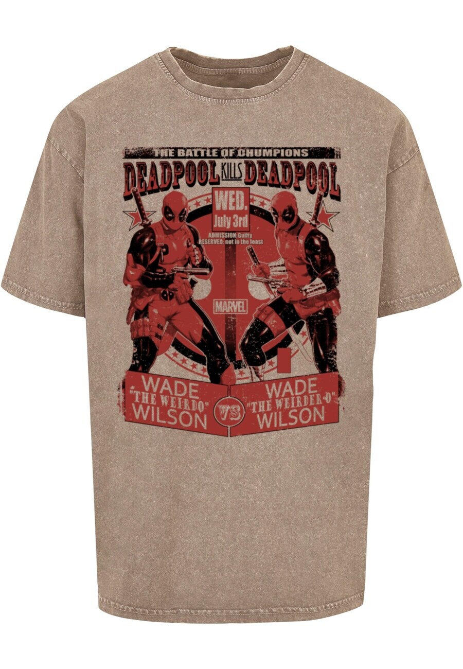 Классическая футболка ABSOLUTE CULT Shirt Deadpool - Deadpool Vs Deadpool, хаки
Классическая футболка ABSOLUTE CULT Shirt Deadpool - Deadpool Vs Deadpool, хаки