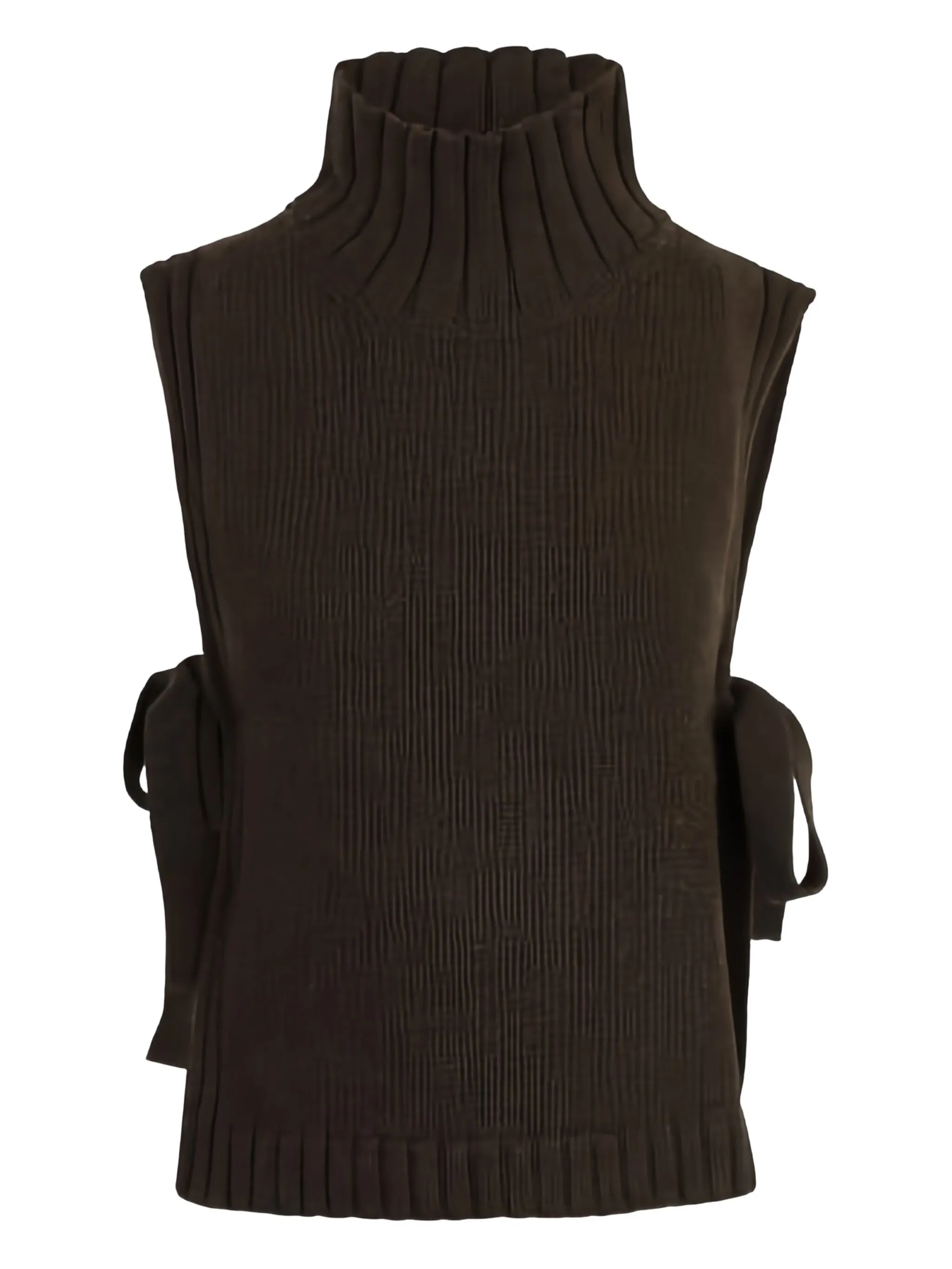 Топ с высоким воротником и завязками Soeur, коричневый
Топ с высоким воротником и завязками Soeur, коричневый