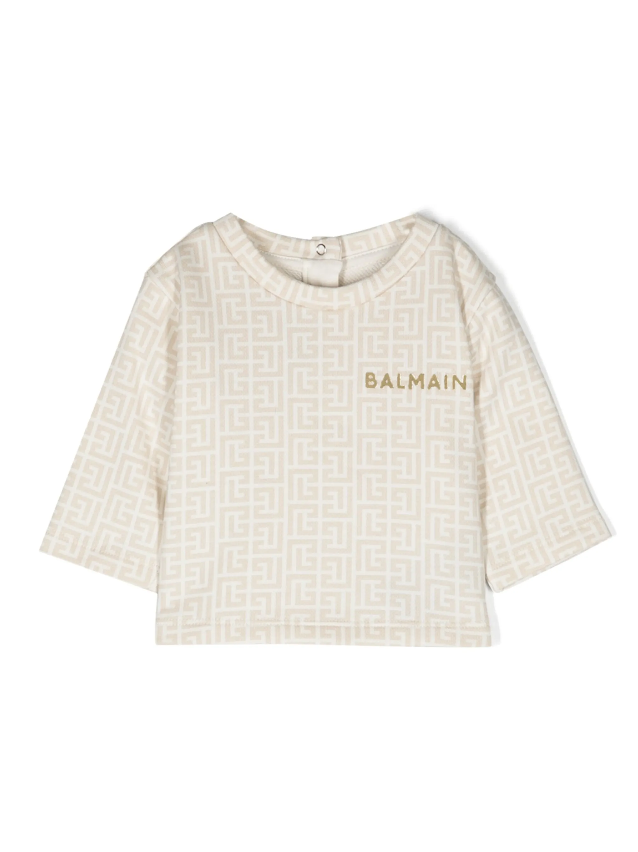 Толстовка с монограммой Balmain Kids, бежевый
Толстовка с монограммой Balmain Kids, бежевый
