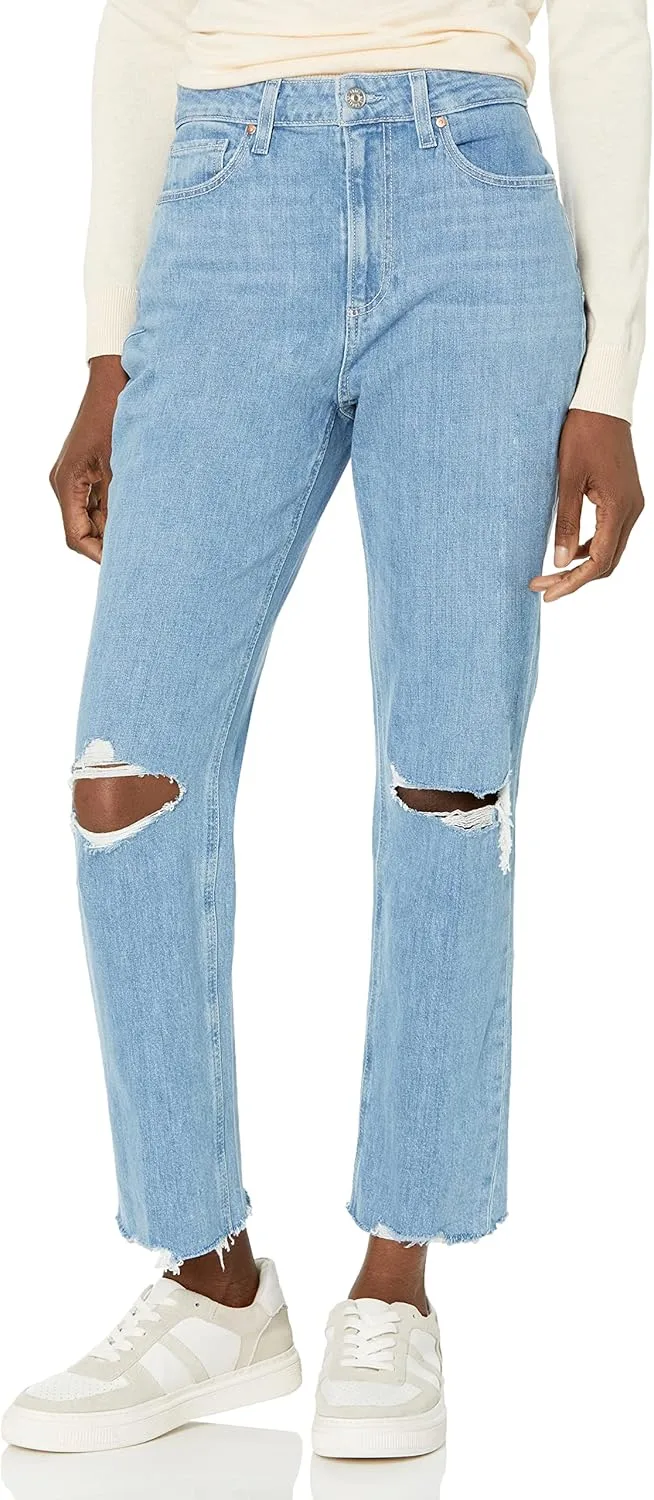 PAIGE Women's Noella High Rise Straight Leg в цвете Sledge Destructed
PAIGE Women's Noella High Rise Straight Leg в цвете Sledge Destructed