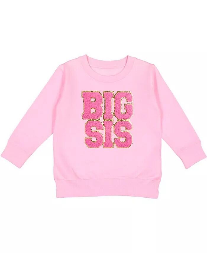 Толстовка с нашивкой Big Sis для маленьких и больших девочек Sweet Wink, розовый
Толстовка с нашивкой Big Sis для маленьких и больших девочек Sweet Wink, розовый