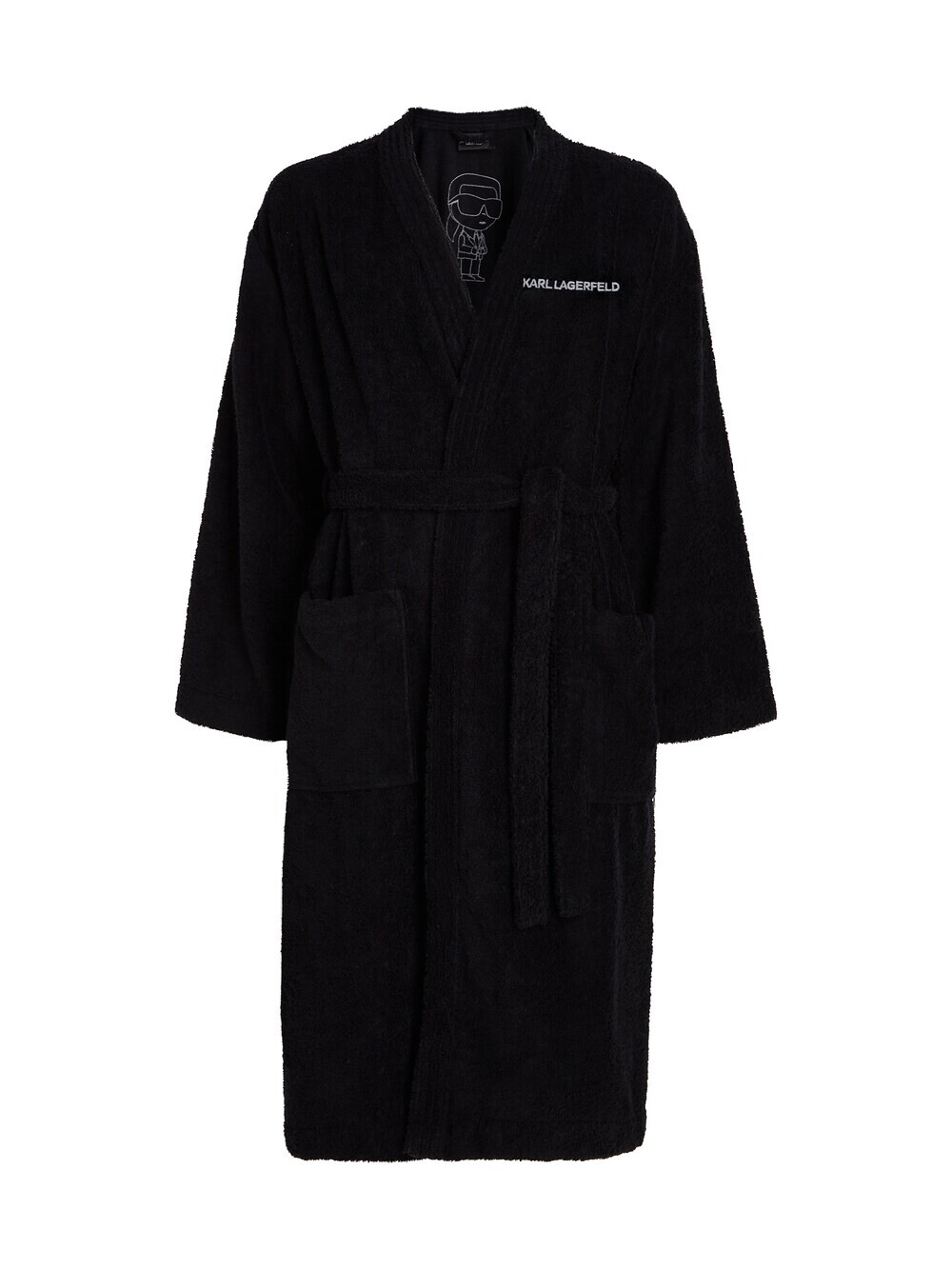 Длинный халат Karl Lagerfeld Ikonik 2.0, черный
Длинный халат Karl Lagerfeld Ikonik 2.0, черный