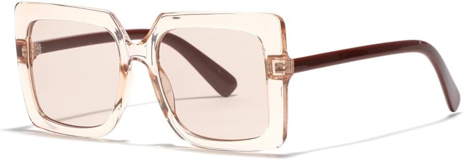 Большие очки в оправе для женщин, прозрачные, увеличенного размера, черепаховая оправа, солнцезащитные очки для женщин и мужчин, защита от ультрафиолета UV400 MTZJH, Champagne Tea
Большие очки в оправе для женщин, прозрачные, увеличенного размера, черепаховая оправа, солнцезащитные очки для женщин и мужчин, защита от ультрафиолета UV400 MTZJH, Champagne Tea