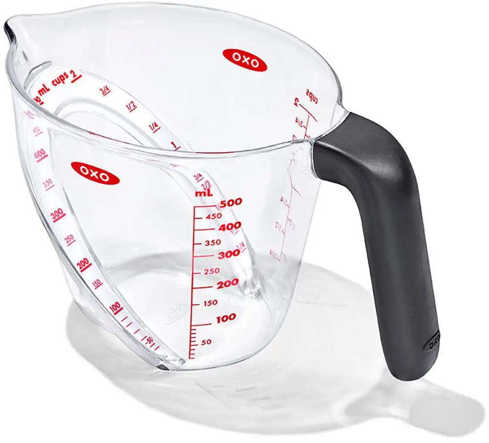 Пластиковый мерный стакан OXO Good Grips емкостью 500 мл можно мыть в посудомоечной машине Объем 0,5 л, цвет transparent
Пластиковый мерный стакан OXO Good Grips емкостью 500 мл можно мыть в посудомоечной машине Объем 0,5 л, цвет transparent