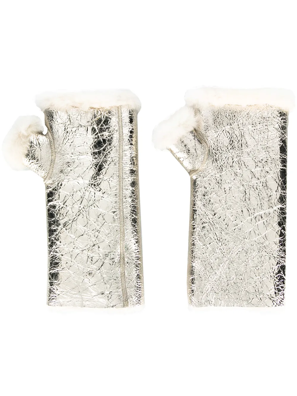 Перчатки с эффектом металлик YVES SALOMON, золотой
Перчатки с эффектом металлик YVES SALOMON, золотой