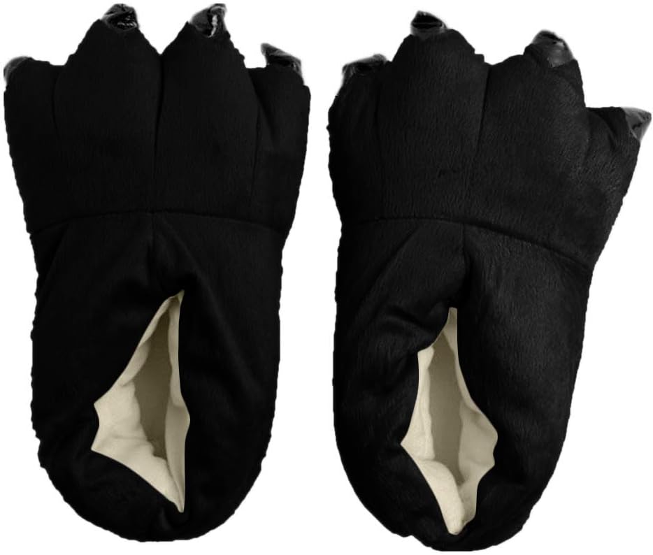 Унисекс тапочки Japsom из мягкой фланели в виде монстра для дома, костюм на Хэллоуин, обувь с лапами и когтями, черный
Унисекс тапочки Japsom из мягкой фланели в виде монстра для дома, костюм на Хэллоуин, обувь с лапами и когтями, черный