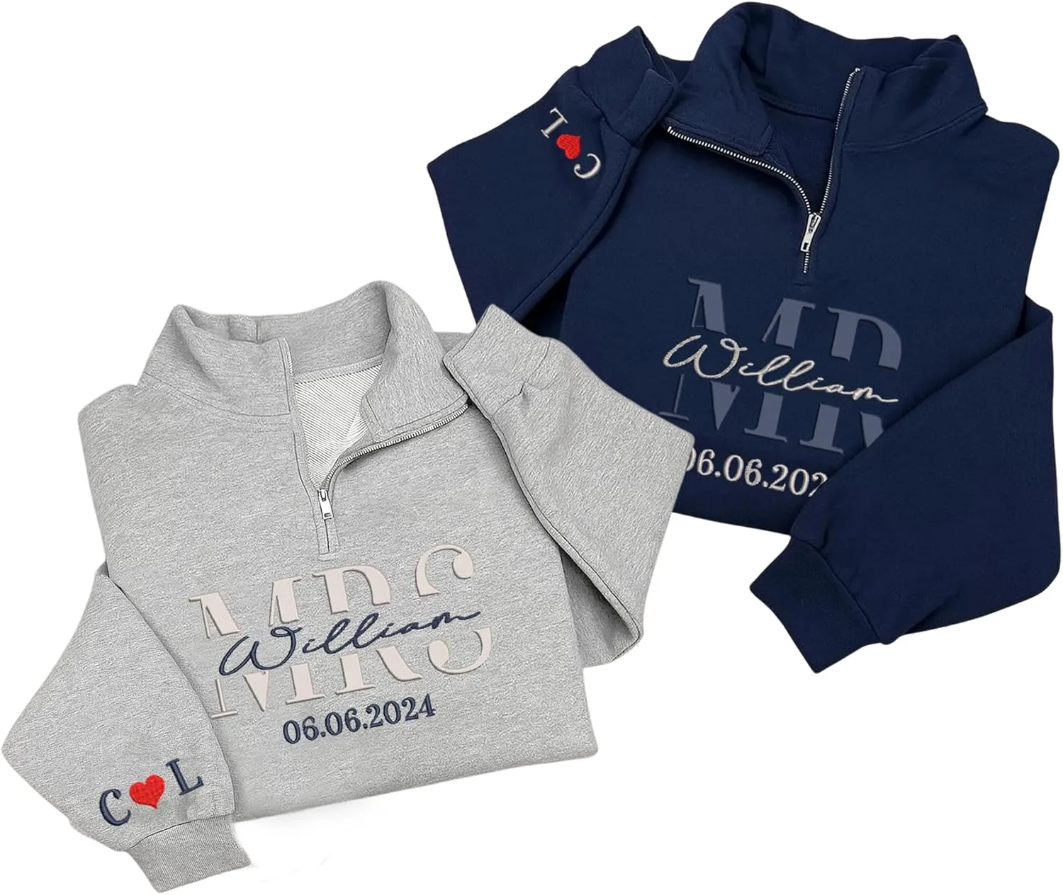 Nazenti вышитая пара худи с молнией на четверть
Nazenti вышитая пара худи с молнией на четверть