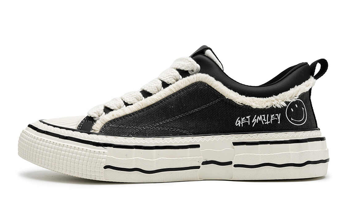 Холщовые кеды мужские низкие Smiley, черный
Холщовые кеды мужские низкие Smiley, черный