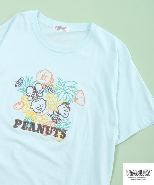 Футболка с коротким рукавом, с вышивкой Снупи из мультфильма "Peanuts"
Футболка с коротким рукавом, с вышивкой Снупи из мультфильма "Peanuts"