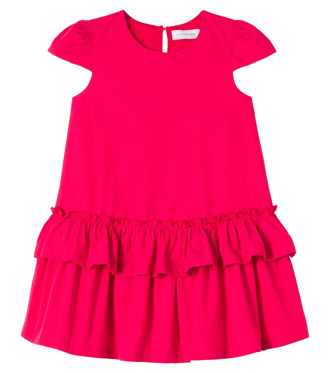 Платье из хлопка с рюшами Monnalisa, Rosso
Платье из хлопка с рюшами Monnalisa, Rosso