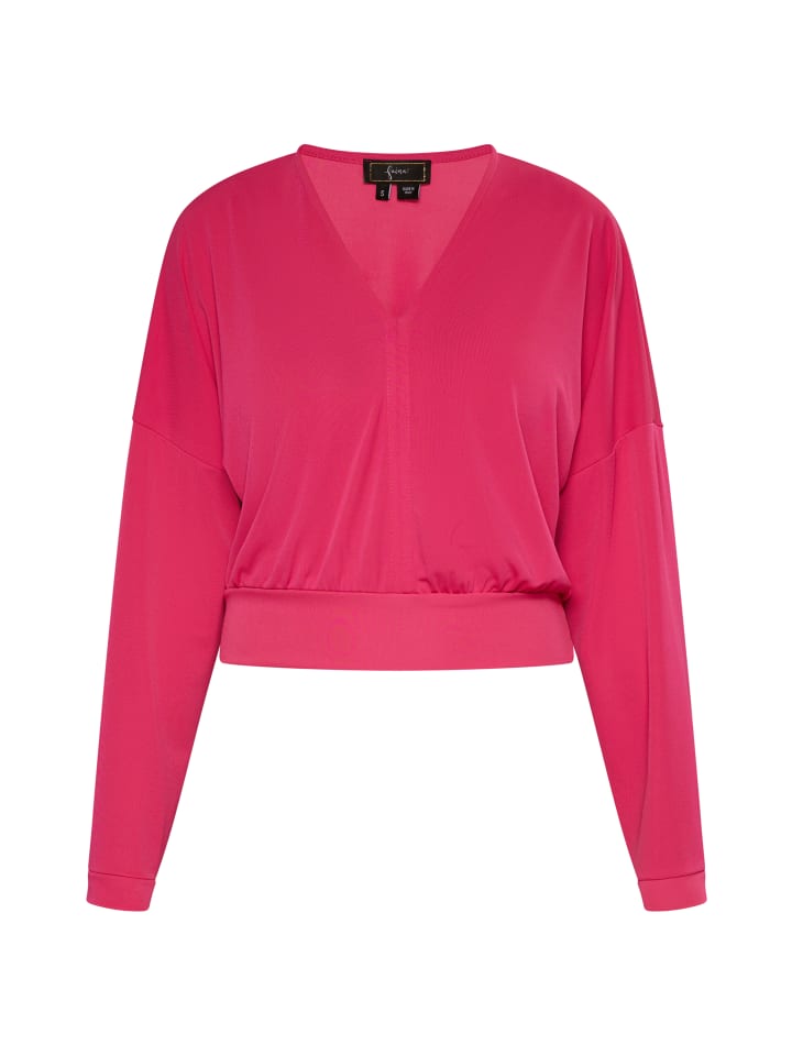 Женская укороченная рубашка с длинным рукавом розового цвета faina
Женская укороченная рубашка с длинным рукавом розового цвета faina