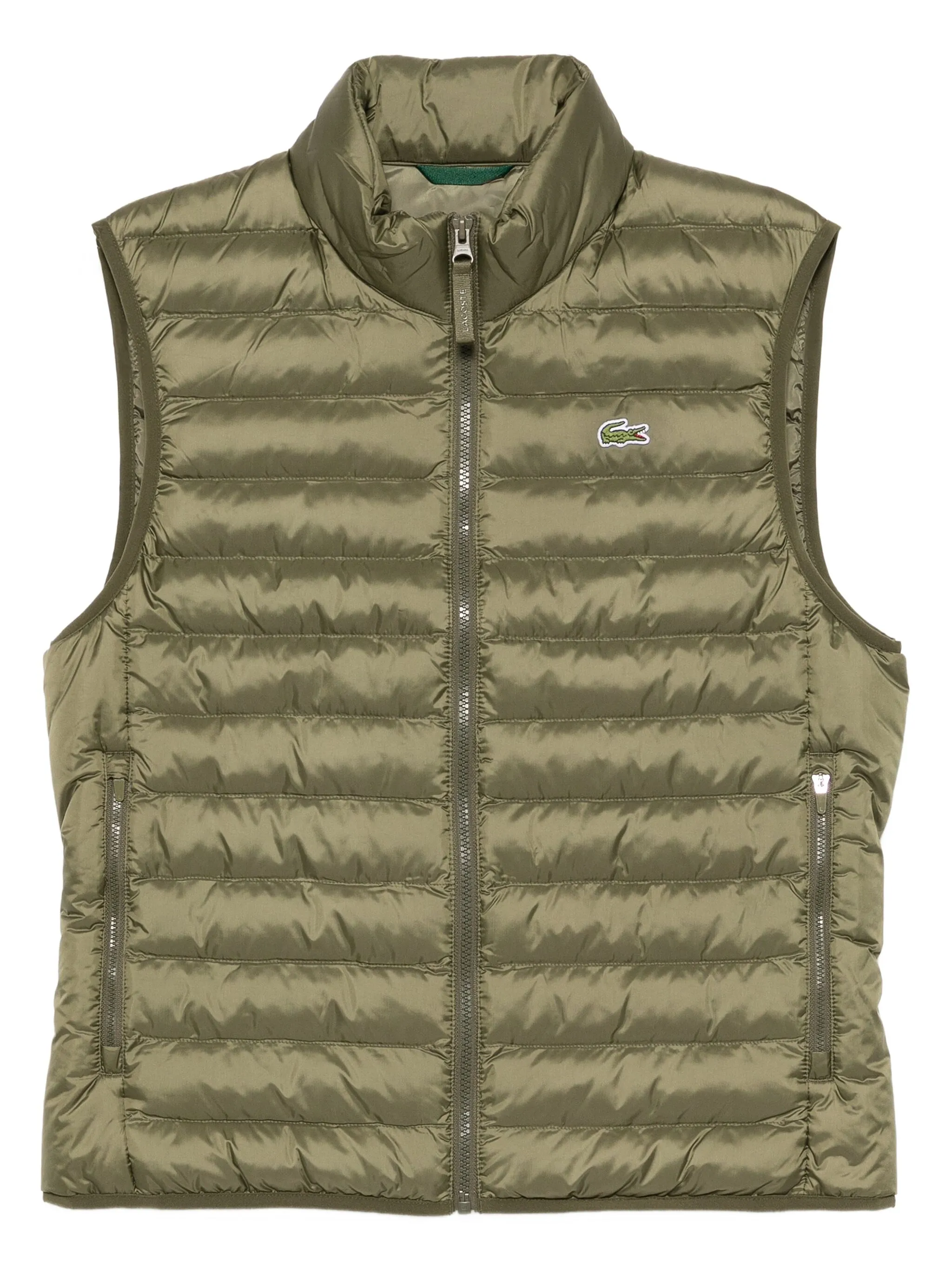 Стеганый жилет на молнии Lacoste, зеленый
Стеганый жилет на молнии Lacoste, зеленый