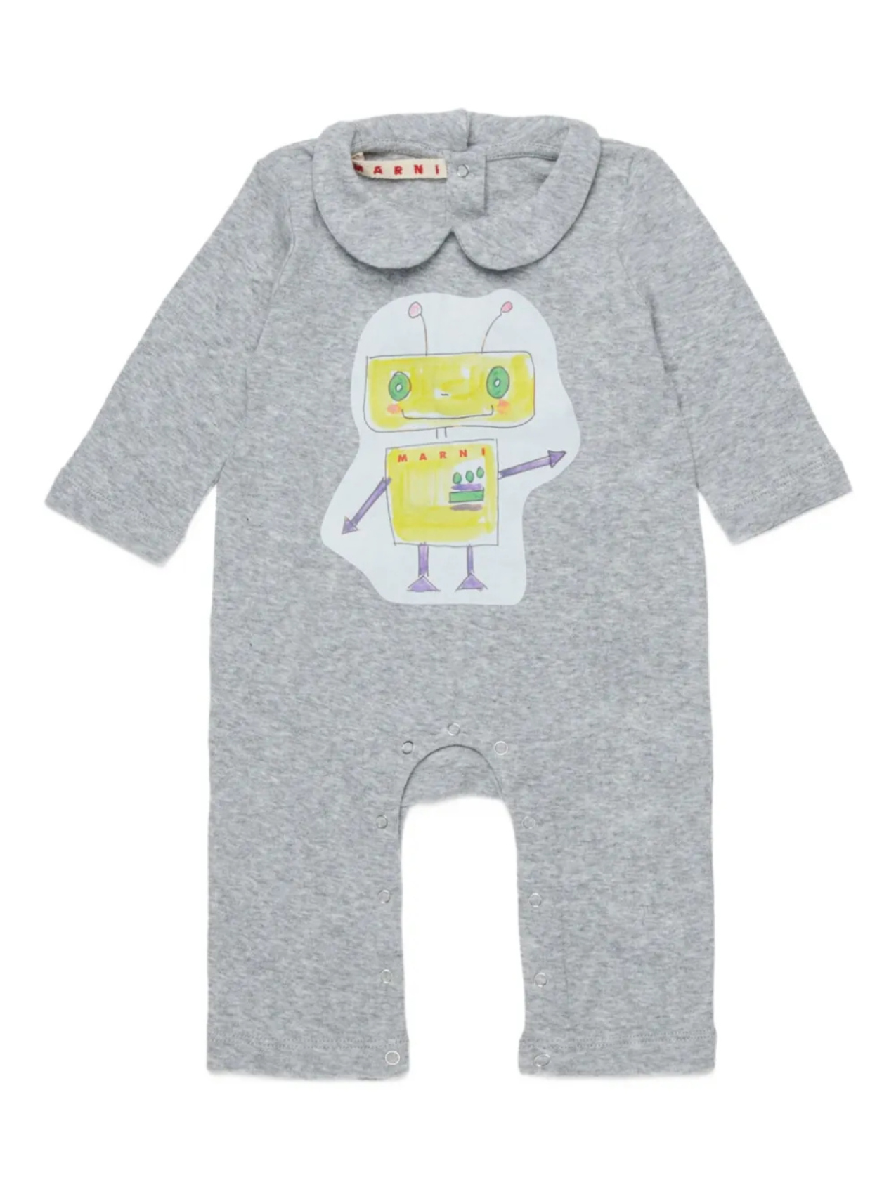 Marni Kids ромпер с воротником Питер Пэн, серый
Marni Kids ромпер с воротником Питер Пэн, серый