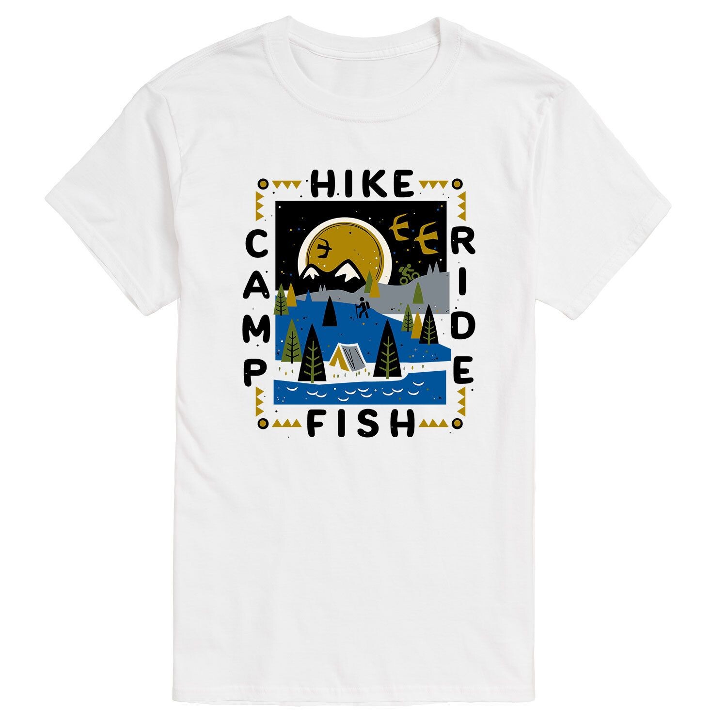 Мужская футболка Hike Camp Fish Ride Licensed Character
Мужская футболка Hike Camp Fish Ride Licensed Character