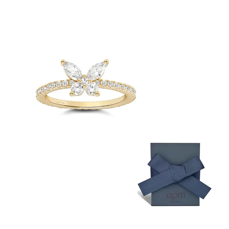 Медные кольца для женщин Gold Apm Monaco, Gilded Butterfly Ring
Медные кольца для женщин Gold Apm Monaco, Gilded Butterfly Ring