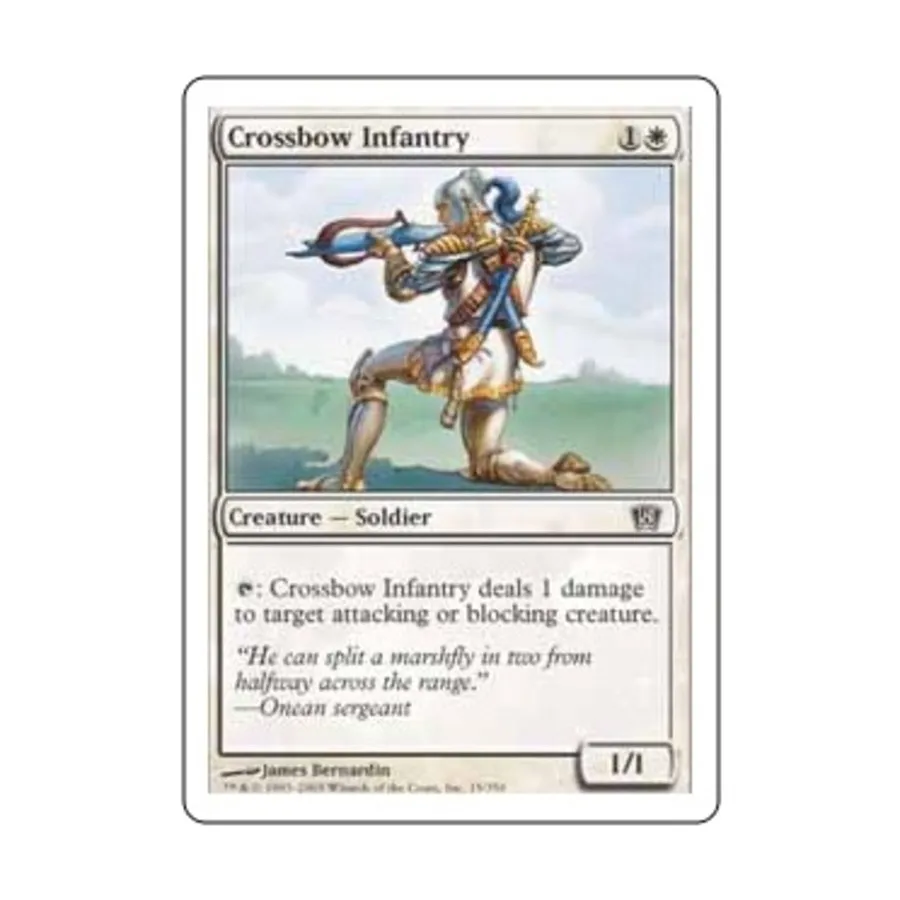 CCG Арбалетная пехота (C), MTG - 8th Edition
CCG Арбалетная пехота (C), MTG - 8th Edition