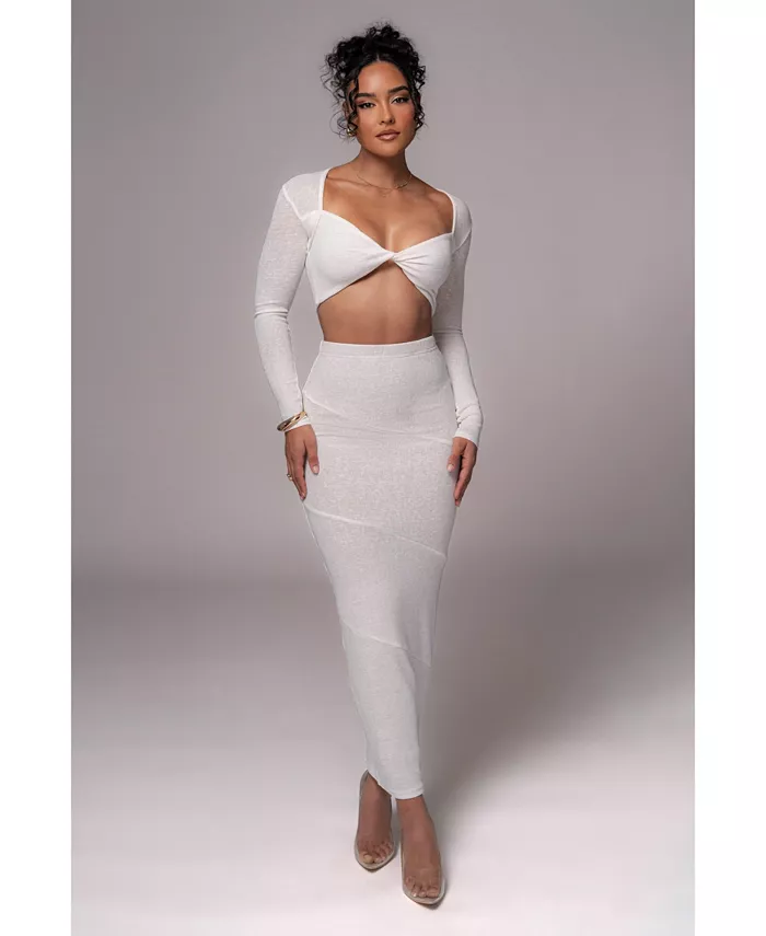 Женский комплект All About You: юбка и топ JLUXLABEL, слоновая кость/кремовый
Женский комплект All About You: юбка и топ JLUXLABEL, слоновая кость/кремовый