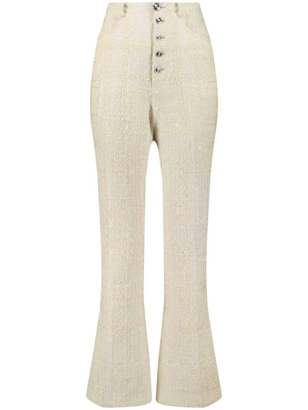 Расклешенные брюки с завышенной талией Giambattista Valli, нейтральный
Расклешенные брюки с завышенной талией Giambattista Valli, нейтральный