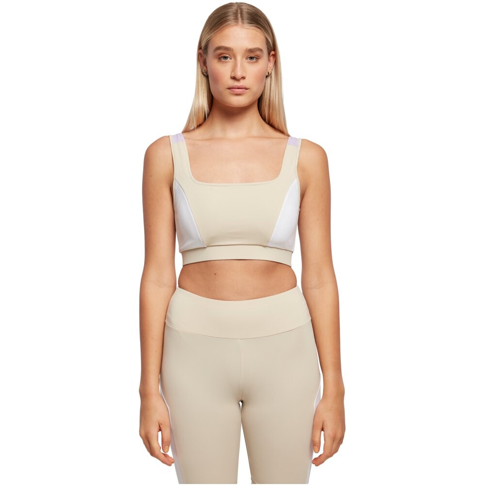 Спортивный бюстгальтер Urban Classics Color Block, бежевый
Спортивный бюстгальтер Urban Classics Color Block, бежевый