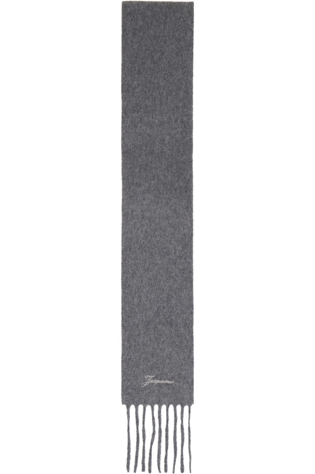 Jacquemus Серый шарф "the tailleur fine"
Jacquemus Серый шарф "the tailleur fine"