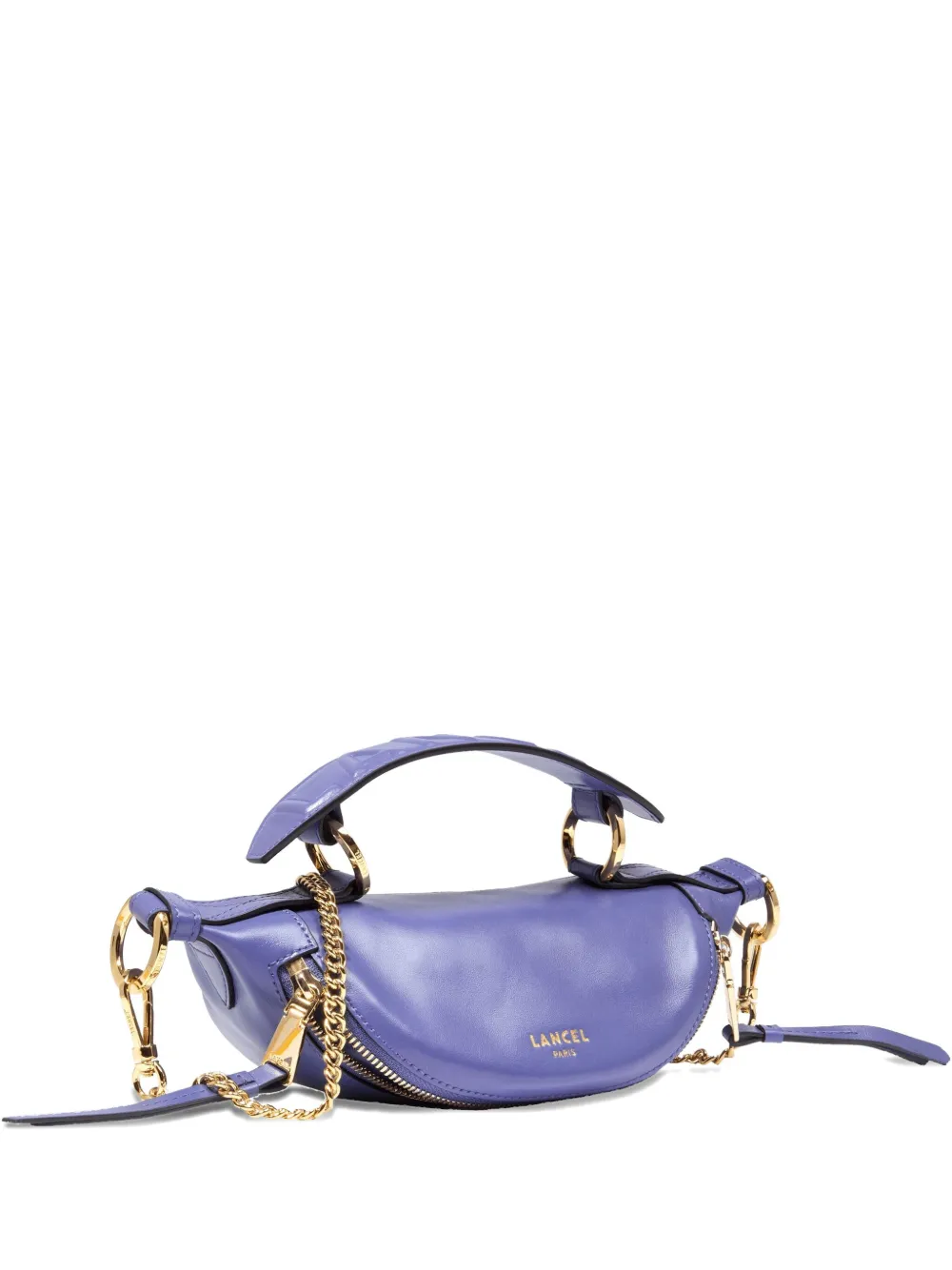 Мини-сумка-оригами из изогнутой кожи через плечо Lancel, синий
Мини-сумка-оригами из изогнутой кожи через плечо Lancel, синий