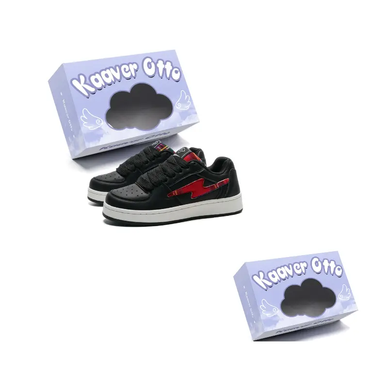 KAAVER OTTO Высокие амортизирующие устойчивые износостойкие низкие скейтерские кроссовки унисекс черно-красные, цвет Black Red
KAAVER OTTO Высокие амортизирующие устойчивые износостойкие низкие скейтерские кроссовки унисекс черно-красные, цвет Black Red