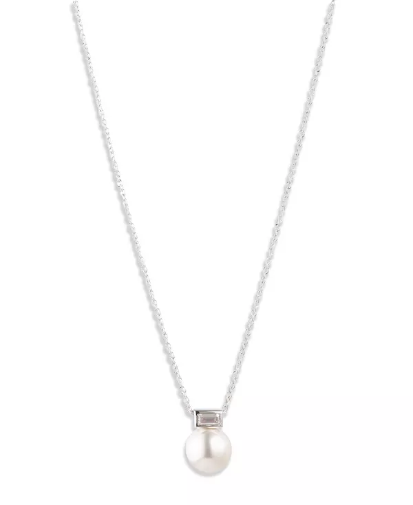 Ожерелье с подвеской из стерлингового серебра с кубическим цирконием и искусственным жемчугом Lauren Ralph Lauren, white
Ожерелье с подвеской из стерлингового серебра с кубическим цирконием и искусственным жемчугом Lauren Ralph Lauren, white