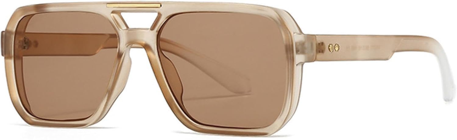 Модные солнцезащитные очки с двойной перемычкой для женщин, ретро-очки с заклепками, голубые солнцезащитные очки UV400 для мужчин, солнцезащитные очки с градиентной защитой для активного отдыха VVTWSSW, Light Tea Tea
Модные солнцезащитные очки с двойной перемычкой для женщин, ретро-очки с заклепками, голубые солнцезащитные очки UV400 для мужчин, солнцезащитные очки с градиентной защитой для активного отдыха VVTWSSW, Light Tea Tea