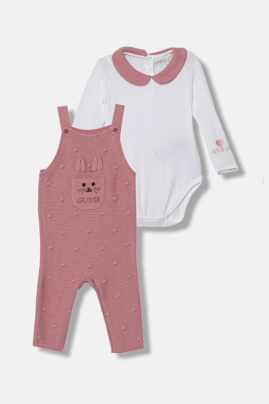 Комплект из 2 хлопковых детских вещей Guess, розовый
Комплект из 2 хлопковых детских вещей Guess, розовый