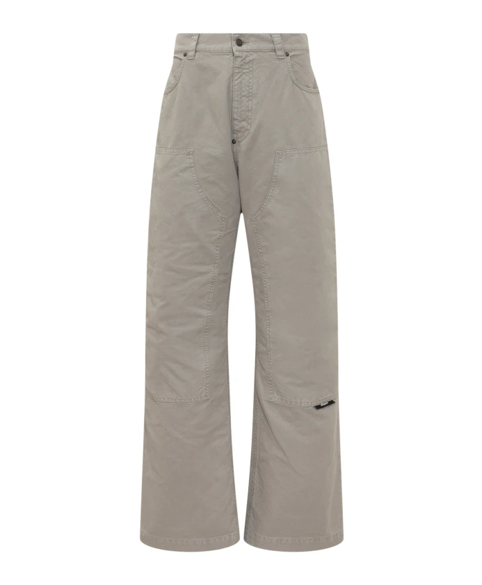 Широкие брюки с нашивкой в виде логотипа Msgm, серый
Широкие брюки с нашивкой в виде логотипа Msgm, серый