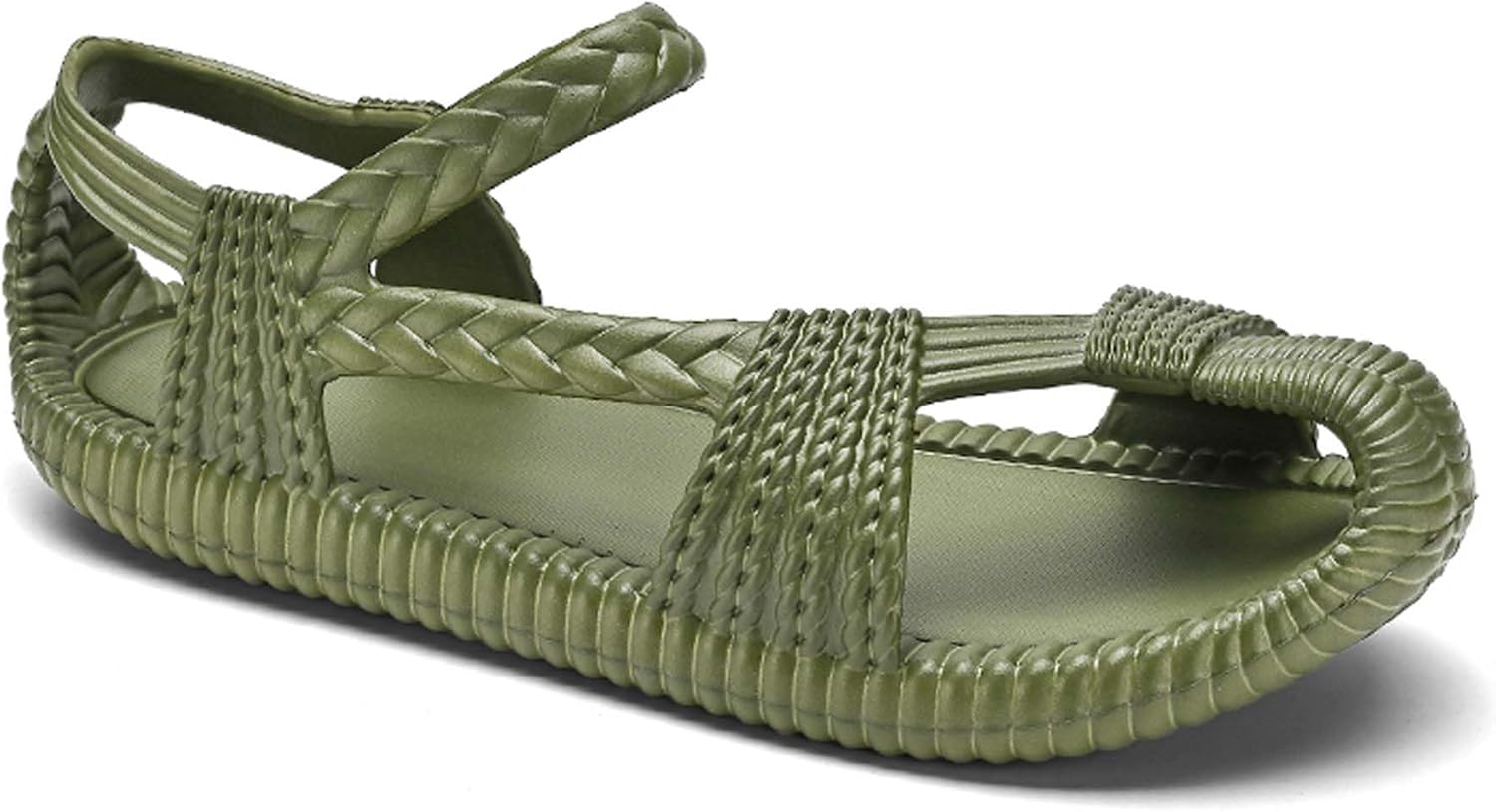 Женские унисекс-сандалии, устойчивые к воздействию травы, легкие, удобные, для летнего пляжа Generic, зеленый
Женские унисекс-сандалии, устойчивые к воздействию травы, легкие, удобные, для летнего пляжа Generic, зеленый