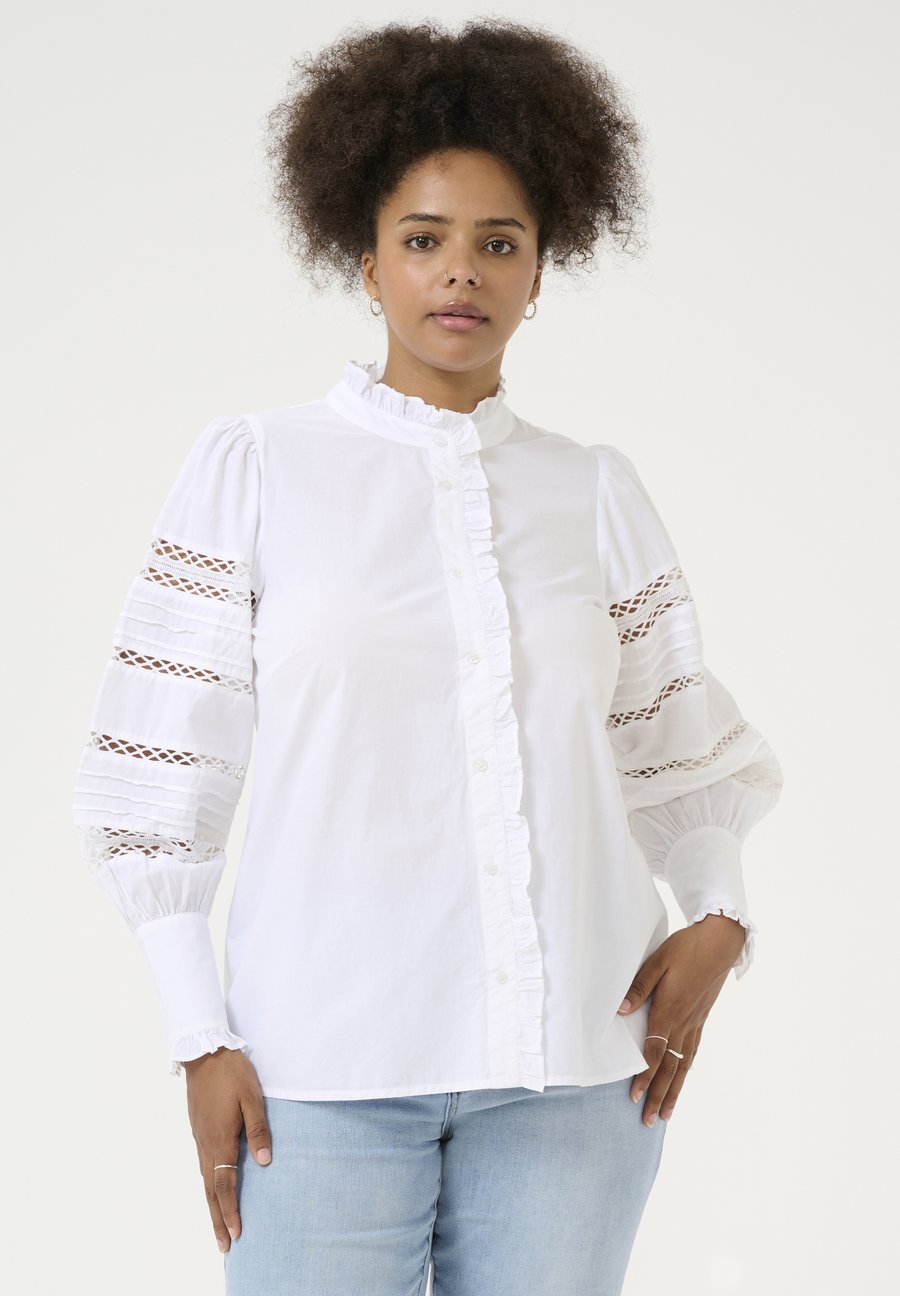 Блуза Kaffe Curve Button-down blouse, Optical White/White
Блуза Kaffe Curve Button-down blouse, Optical White/White