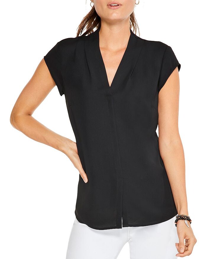 NIC+ZOE Топ с короткими рукавами для дня и ночи, черный
NIC+ZOE Топ с короткими рукавами для дня и ночи, черный