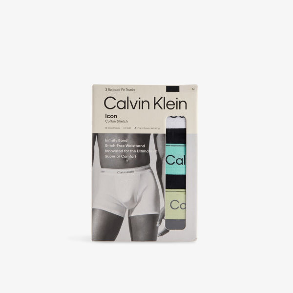 Комплект трусов Calvin Klein с фирменной резинкой, синий
Комплект трусов Calvin Klein с фирменной резинкой, синий