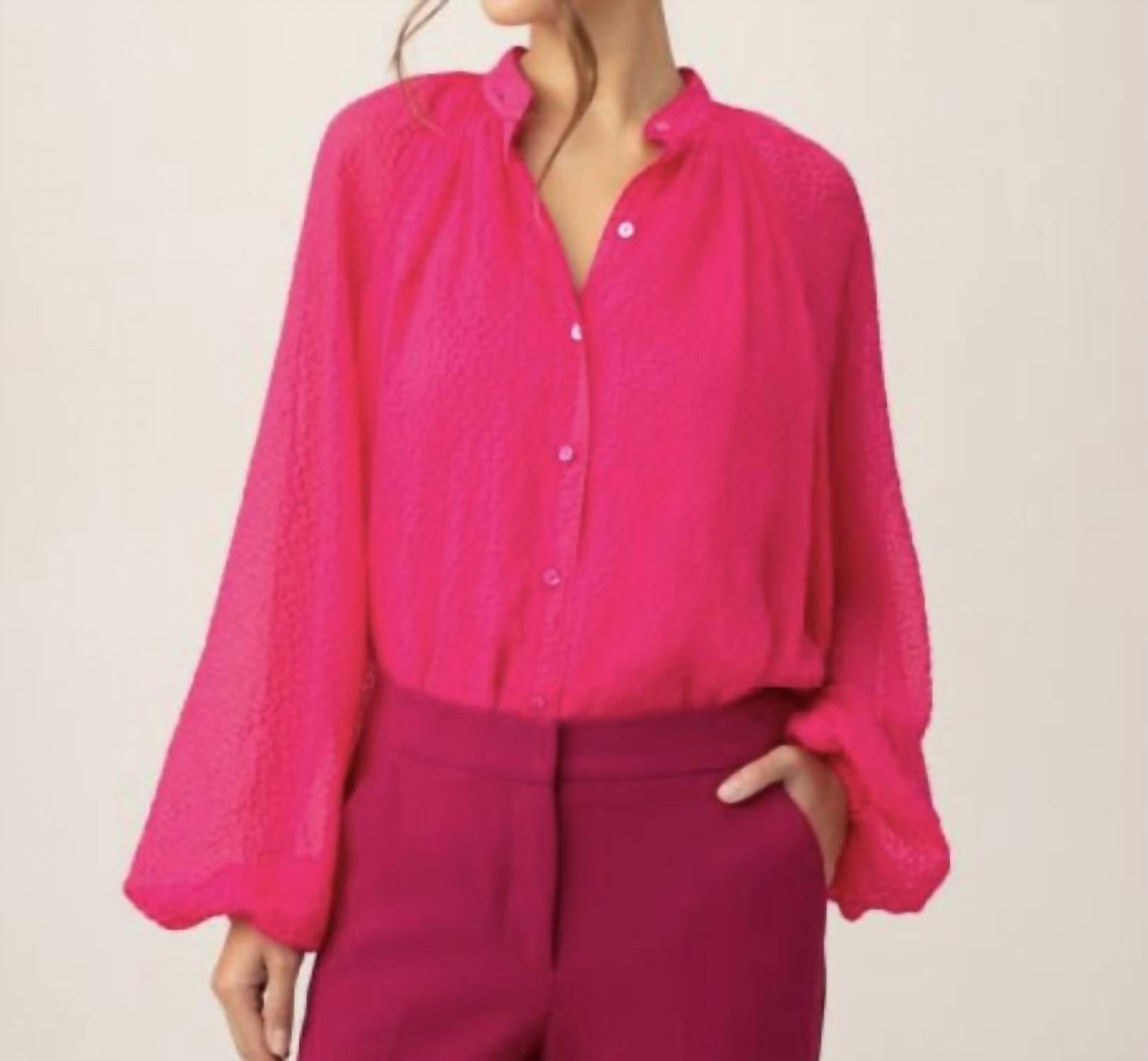 Strong Топ в цвете фуксия Trina Turk
Strong Топ в цвете фуксия Trina Turk