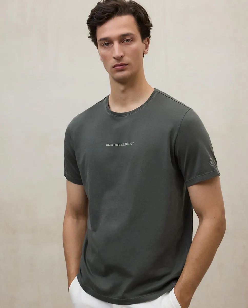 Мужская футболка с коротким рукавом и круглым вырезом Ecoalf, зеленый
Мужская футболка с коротким рукавом и круглым вырезом Ecoalf, зеленый