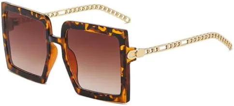 Квадратные солнцезащитные очки большого размера для женщин, винтажная оправа из сплава, элегантные очки для женщин в крупной оправе MTZJH, Leopard Double Tea
Квадратные солнцезащитные очки большого размера для женщин, винтажная оправа из сплава, элегантные очки для женщин в крупной оправе MTZJH, Leopard Double Tea