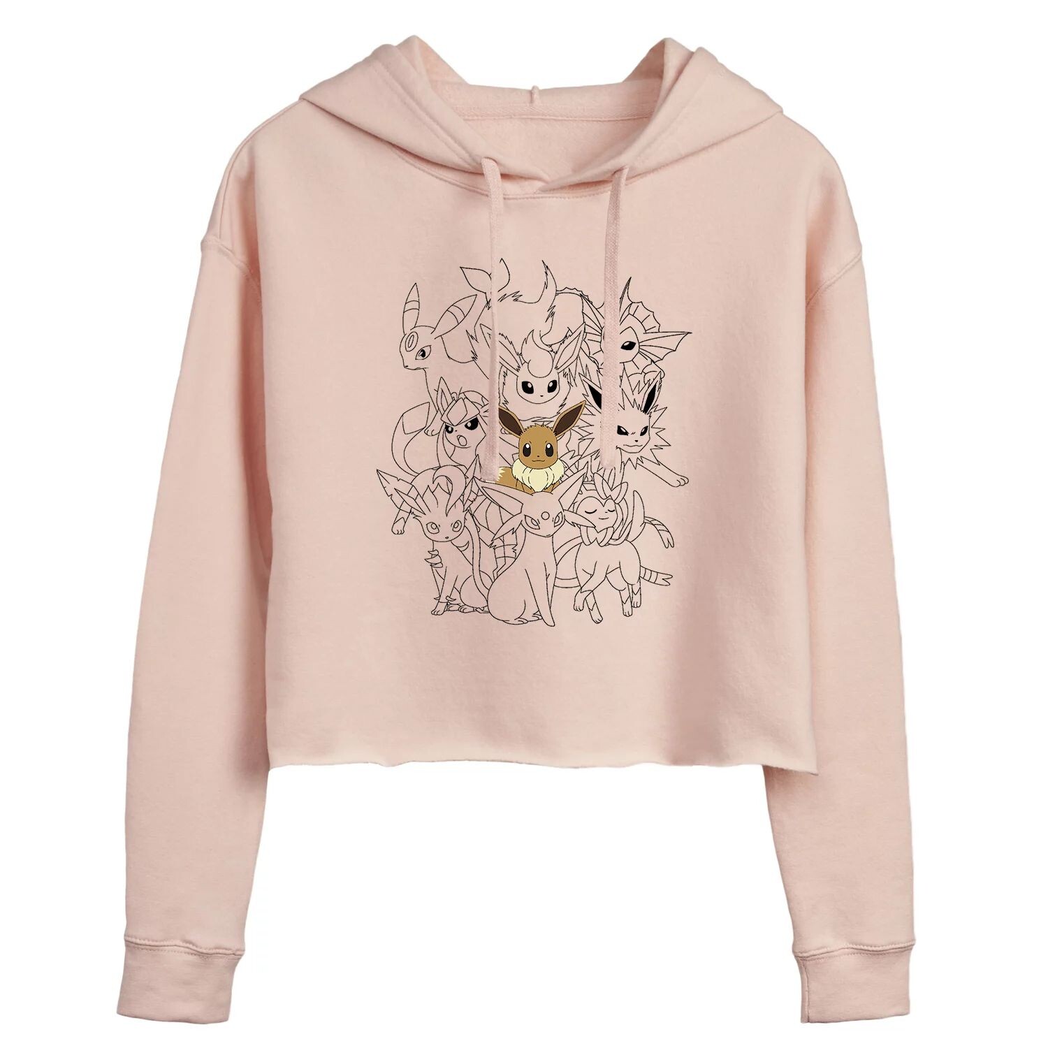 Укороченная толстовка с рисунком Pokémon Eevee Evolutions для юниоров Licensed Character 
Укороченная толстовка с рисунком Pokémon Eevee Evolutions для юниоров Licensed Character