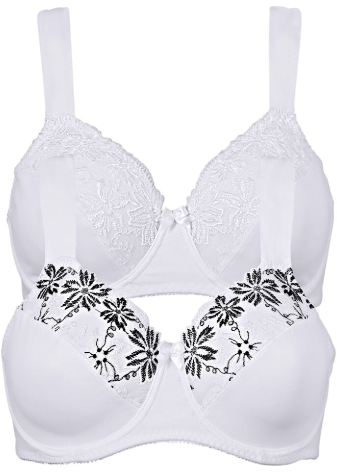 Бюстгальтер на косточках (2 шт в упаковке) из переработанного полиамида Bpc Selection, белый
Бюстгальтер на косточках (2 шт в упаковке) из переработанного полиамида Bpc Selection, белый